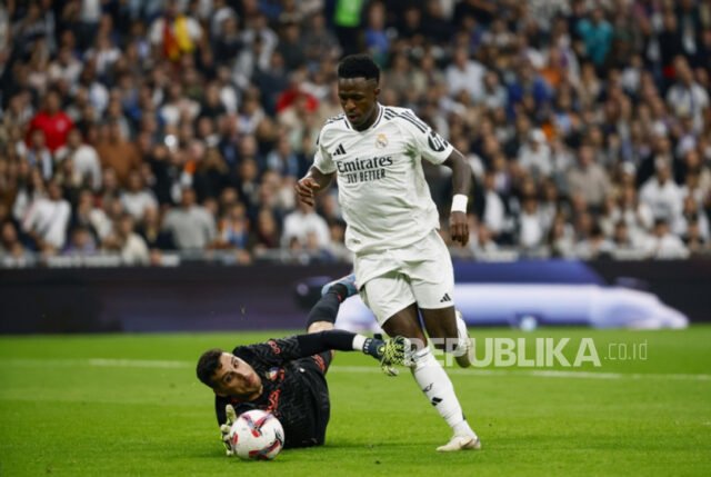 Penyerang Real Madrid Vinicius Junior.