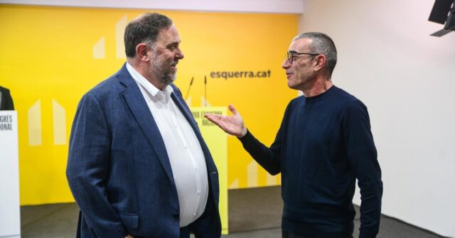 آخر لقاء وجهًا لوجه مع Junqueras-Godàs قبل أن تصوت ERC لرئيسها
