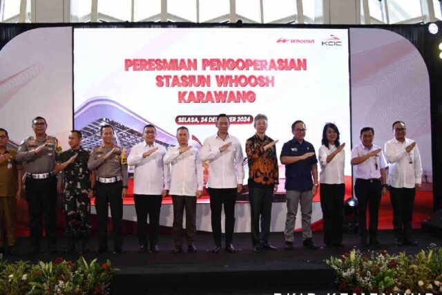 Government officially inaugurates Karawang High-Speed Railway Station