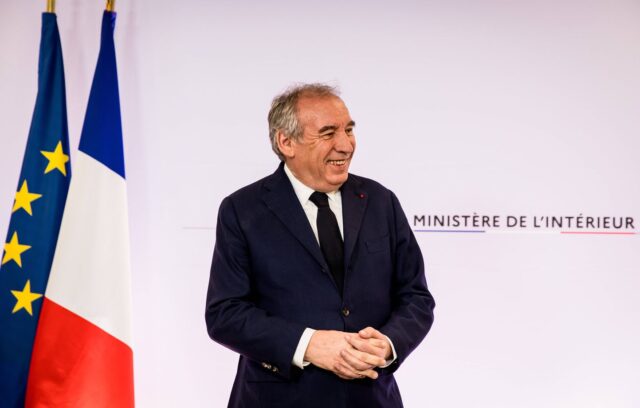 Francois Bayrou, premier ministre.