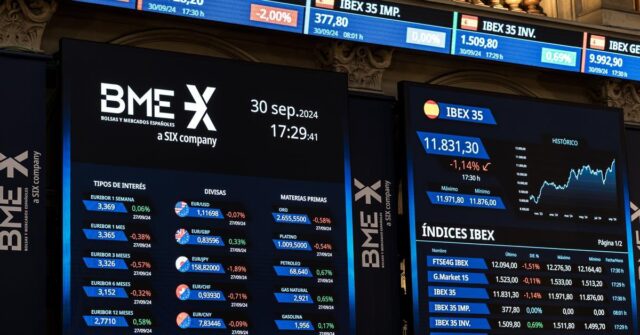 يرتفع مؤشر Íbex-35 بنسبة 14% في عام 2024 بفضل الدعم المقدم من الخدمات المصرفية وIAG
