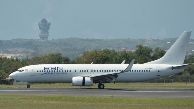 أسباب قيام شركة BBN Airlines بإغلاق خط الطيران بين جاكرتا وسورابايا
