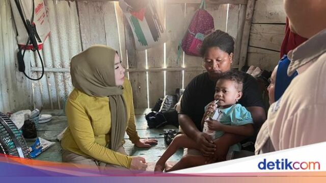 تقدم Srikandi Gerindra المساعدة الغذائية والأدوية الأساسية للأطفال المعوقين في شمال كاليمانتان
