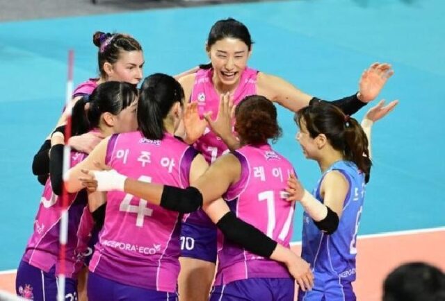 V-League: Megawati Hangestri و Kim Yeon-Koung يساهمان في نقاط متساوية ، فازت العناكب الوردية على Red Sparks مرة أخرى
