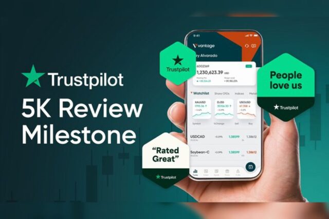 Vantage Reaches 5K Reviews on Trustpilot, Cementing Reputation as a Trusted Trading Platform